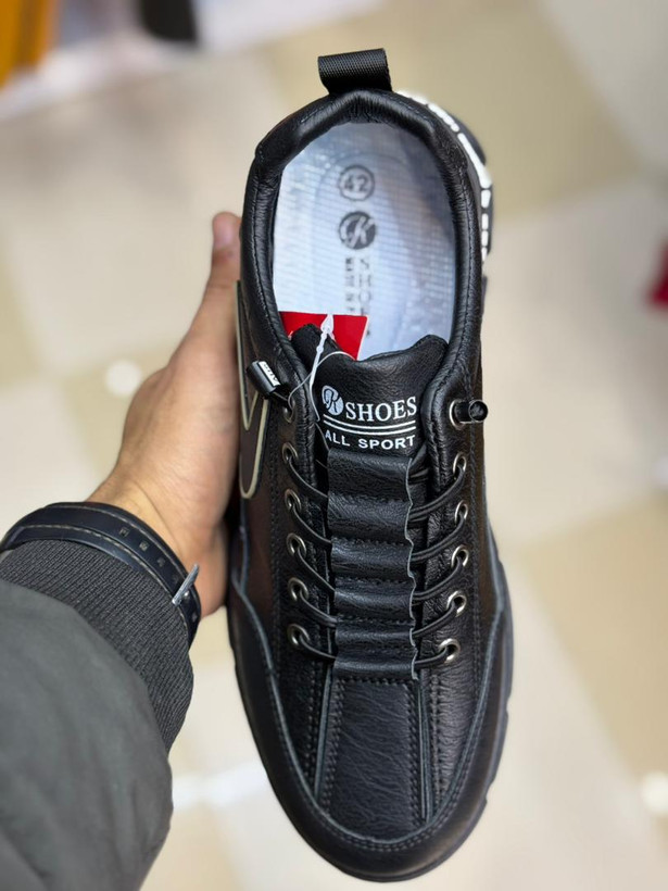 کفش چرم اسپرت